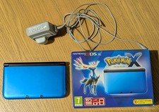 Nintendo 3DS XL Blue With Pokémon X Installed Complete With Box And Charger