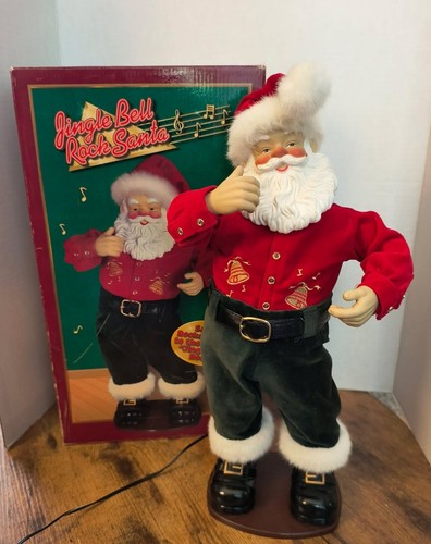 Vintage rock santa - vintage,