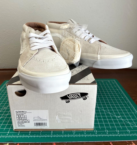 Vans sk8 mid - lx, "blanc
