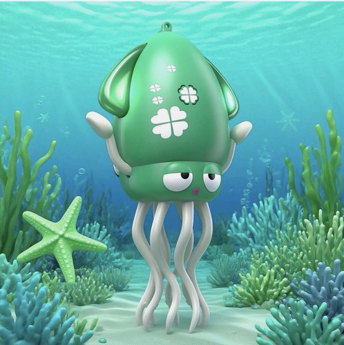 Electric dancing squid - electric, led