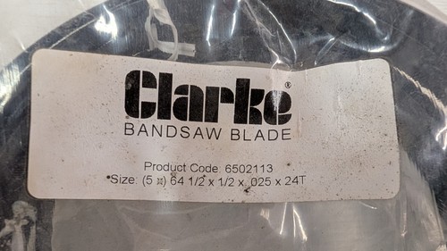 Original clarke bandsaw blades - bandsaw,
