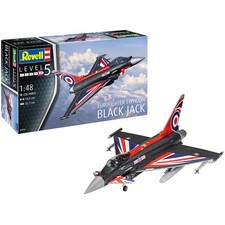 Revell 1/48 Eurofighter Typhoon Black Jack Combat Aircraft Model Kit 03820
