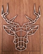 STAG HEAD REINDEER GEOMETRIC