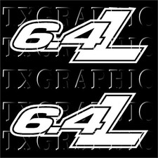 6.4 L LITER CC Engine Size