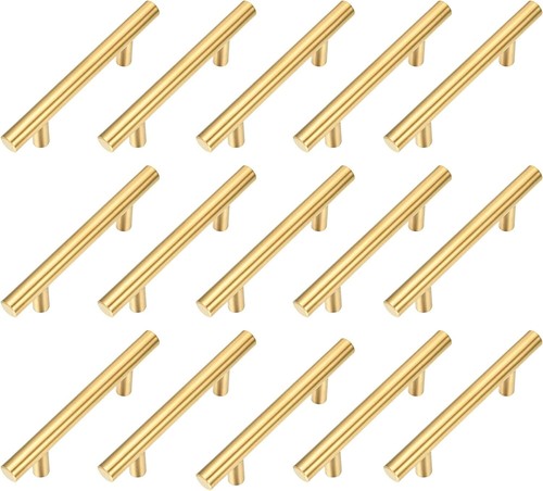 Pack brushed gold cabinet - 15,