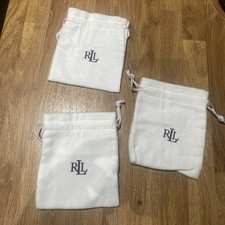 Ralph Lauren 3 x Jewelry Pouch White,