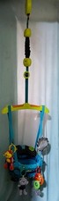BRIGHT STARTS.Baby Door Bouncer.Quilted Neck Rest.Changeable Toys/Teethers.