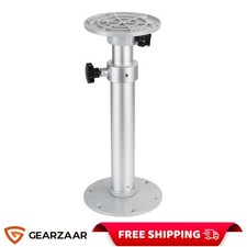 Table Pedestal Telescopic Leg Silver Campervan Caravan Table Pedestal Suit RV