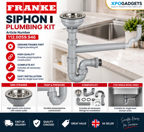 Franke siphon plumbing kit - franke,