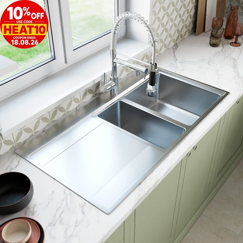 Stainless steel kitchen sink - stainless,
