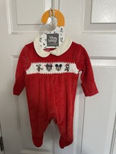 Disney Baby Primark Red Velour
