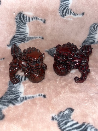 Large red blood stone resin - blood, stone/resin