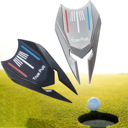 Golf divot repair fork - fork, line