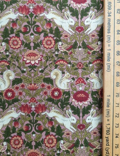 Rabbits squirrel fabric - fabric, uk
