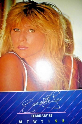 Samantha fox kalender seite - fox,