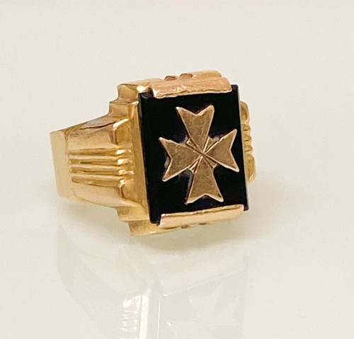 Men signet 18ct - signet, gold