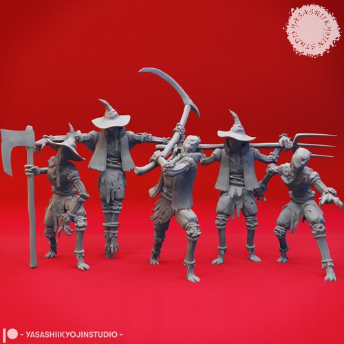 Scarecrow 54mm miniature - -, 32/54mm