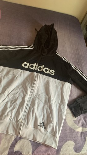 Black and white zip hoodie - zip,