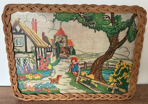 Vintage wicker framed - vintage,