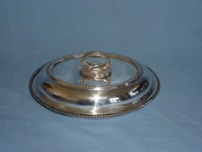 SILVER PLATED LIDDED OVAL