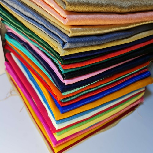 Plain satin faux raw - satin,