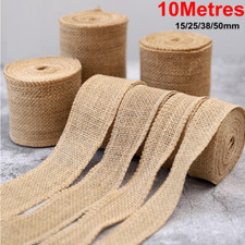10 Meters Burlap Fabric Ribbon