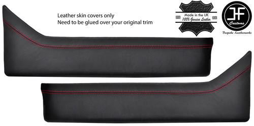 Red stitch door pocket trim - red, 2x