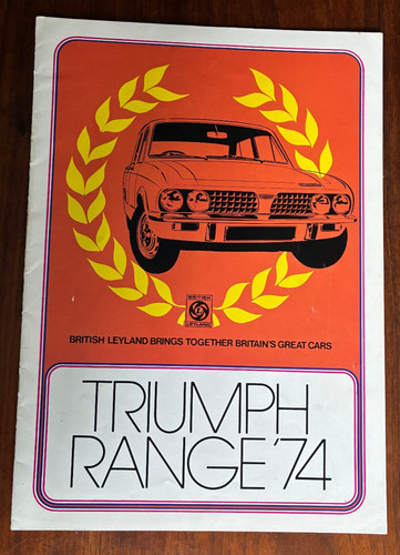 Triumph range brochure - triumph, '74