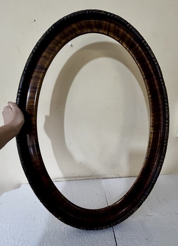 Antique oval picture frame - picture,
