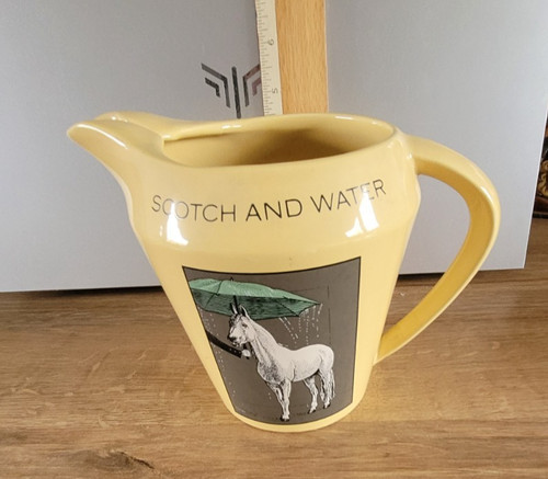 White horse fine - white, old
