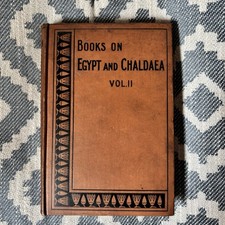 Egyptian Magic: Books on Egypt and Chaldaea Vol II Wallis Budge 1899 Freemasons