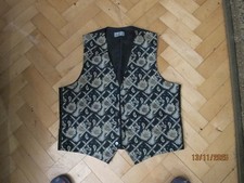 Bhs polyester black patterned