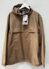 Carhartt Wip Mens Caramel Brown Windbreaker Jacket Coat Large Authentic New