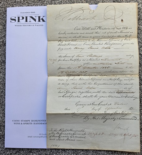 King william 1836 part - king,