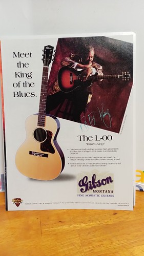 Gibson guitar b - l-00, b.b.