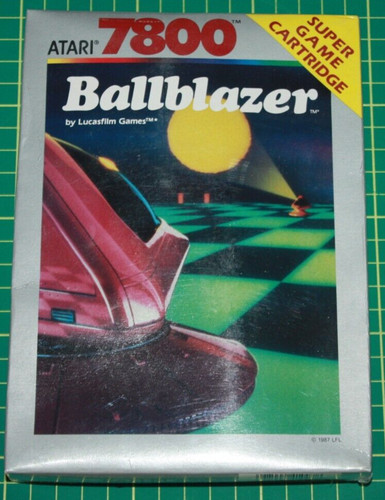Boxed atari 7800 game ball - atari, game:
