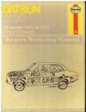 DATSUN 1200 (B110) SALOON COUPE ESTATE 1970-73 OWNERS WORKSHOP MANUAL