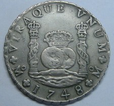 1748 MEXICO 8 REAL PILLAR