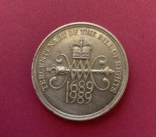 1989 £2 Two Pound Coin Tercentenary of the Bill of Rights . Good circulated cond