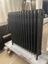 Reclaimed 19th Century Cast Iron Radiator “the Ribbon”14 Sections Fully Restored