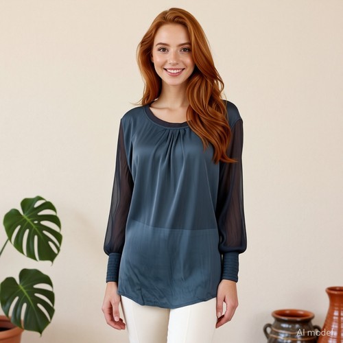Navy tunic lisbeth dahl m - tunic, s/m
