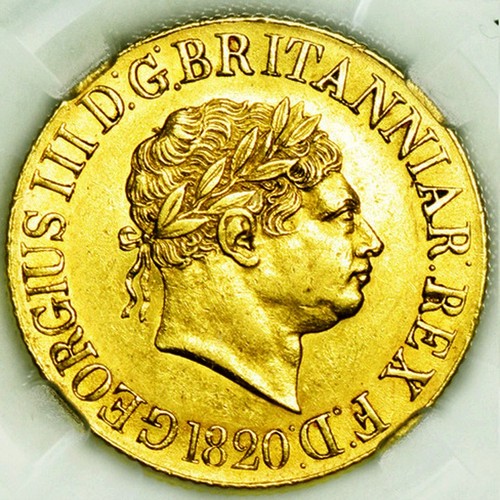 King george the iiii 1820 - iiii, gold