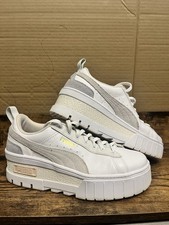 Puma Mayze Trainers Women’s White Size UK 5 Wedge Soles US 7.5 