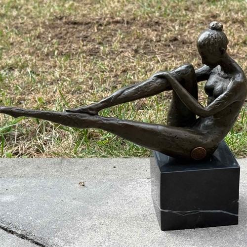 Bronze sculpture woman statue - sculpture,