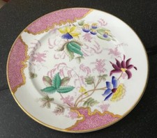 Antique Vintage George Jones Crescent Hand Painted 21cm Salad Plate Floral