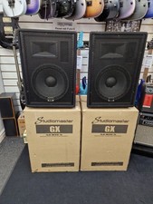 Pair of Studiomaster  GX12A Active Powered  PA Speakers