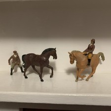 Britains 1977 Male Rider & Horse 1977, Female Rider & Horse - Benefits Charity