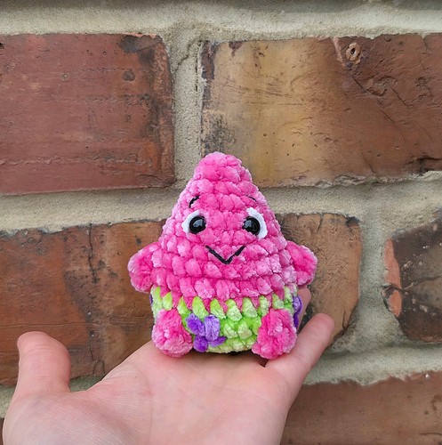 Crochet patrick star - star, plushie