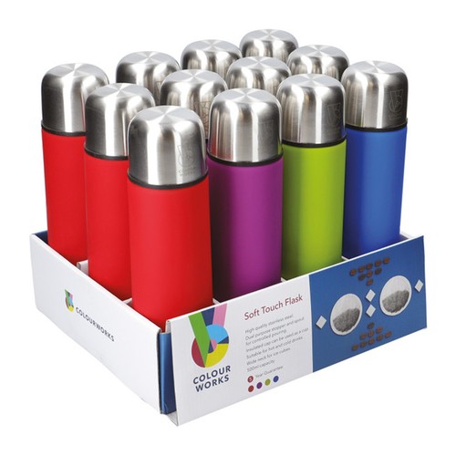 Colourworks vacuum flasks hot - vacuum,