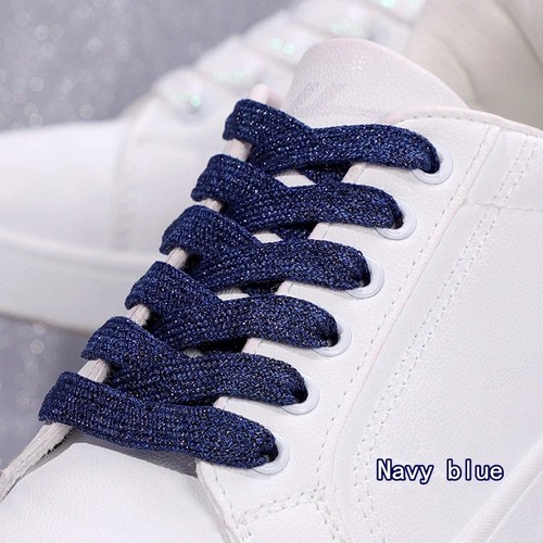 Glitter laces sparkly metallic - laces,
